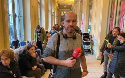 [PODCASTA] Iñaki Guridi kazetari durangarra, Ukrainaren eta Poloniaren arteko mugan lanean