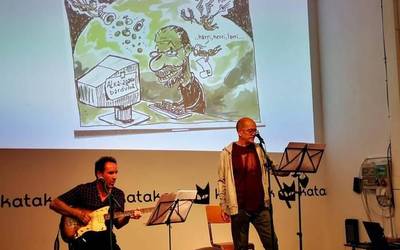 'Arkanbele Kantak' poema errezitaldi musikatua eginen dute ortzegunean Beran