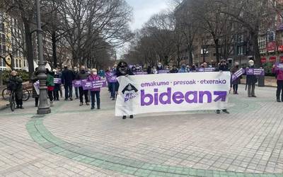 Preso diren emakumeen zigor hirukoitza salatu du Sarek