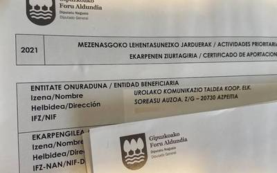 Maxixatzenen harpideek onura izango dute aurtengo errenta aitorpenean