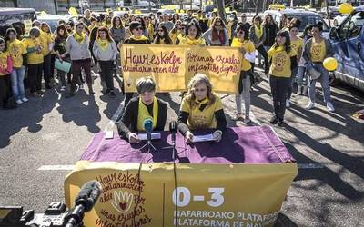 Haur eskolen duintasunaren alde hainbat mobilizazio eginen dituzte asteburuan Baztan, Bera, Lesaka eta Leitzako haur eskoletan
