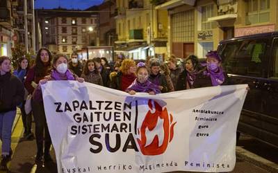 "Zurikeria morea" salatu du Otsemeak talde feministak, ekimen baten bidez