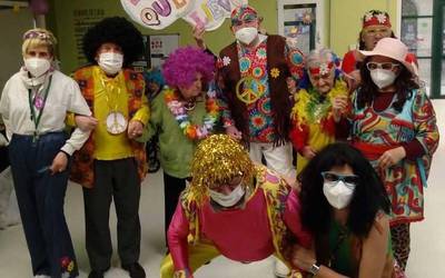 Inauteri festa Mesedeetako egoitzan