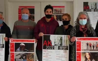 Lazkaoko 2022ko kultur asteko agenda aurkeztu dute