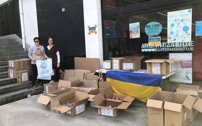 Sos Ukraina Zumaia taldearen eskertza gutuna