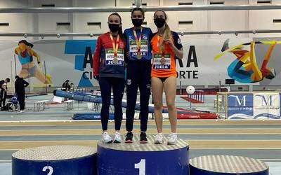 Iraia Mendia, 20 urte azpiko 3.000 metroko espainiako txapelduna