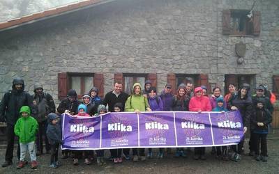 Korrikaren aldeko mendi irteera antolatu dute Xoxotera