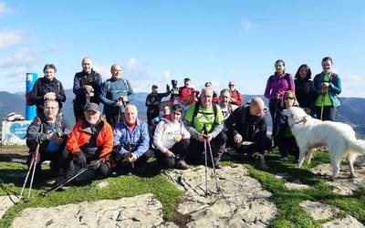 Amurriotik Urduñara egin zuten zeharkaldia asteburuan Txarlazo Mendi Taldekoek