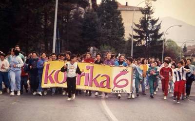 Korrika gogoan