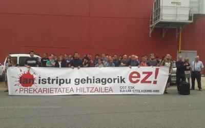 Heriotza eragin duen lan istripua salatzeko bilkurak