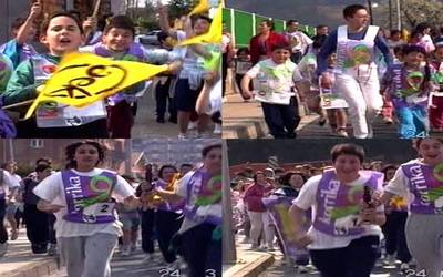 1995ko Amurrioko Korrika Txikiko irudiak, hemen ikusgai