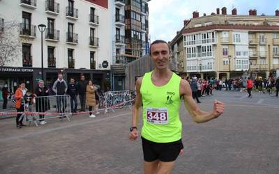 Jokin Bellido bigarren, Azkoitia-Azpeitia lasterketaren proba laburrean