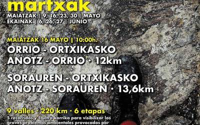 Mendi martxa Orriotik eta Soraurenetik