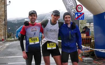 Urrestarazu eta Muñoz 15km frogan eta Olano eta Zubillaga 24km-koan nagusi Gabirian. SAIO BEREZIA.