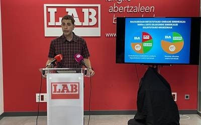 Kontratazio mugagabea Hego Euskal Herrian %20 baino ez dela igo salatu du LABek