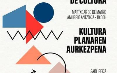 Amurrioko Udalak Kulturako Lehen Plan Estrategikoa aurkeztu du