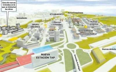 Gobernuak merkaritza-guneak murriztea eta babestutako etxebizitza kopurua handitzea aurreikusten du Etxabakoitzen