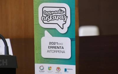 Errenta aitorpena euskaraz egitera bultzatu dute Udalek