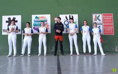 Mendaur nagusitu zaio Xarutari Ezkurran jokatutako Malerrekako pilota erronkako lehen jardunaldian