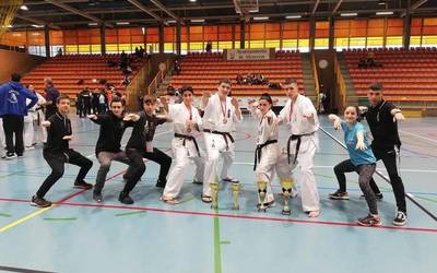 Domina sorta ekarri dute Saioako kideek Espainiako Kyokushinkai Txapelketatik