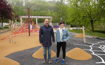 Okorro parke eraberritua jolaserako prest