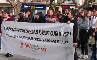 Lazkoko txoznetan parte hartzeko debekua salatu du Mugimendu Sozialistak