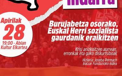 Berbaldia: "Krisi anizkoitzen aurrean erronkak eta gako diskurtsiboak"