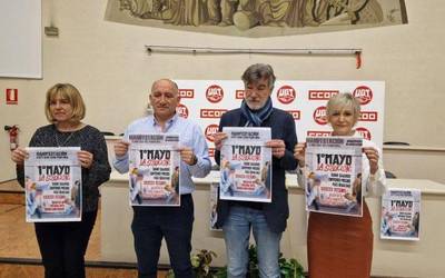 UGT eta CCOO: soldatak igotzea, prezioak mantentzea eta berdintasun handiagoa