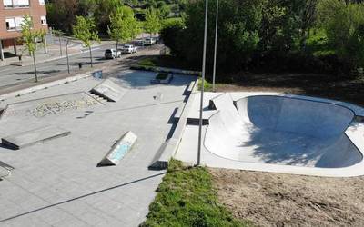 Amurriok amaitu ditu Abiaga kaleko skate pista eraikitzeko lanak