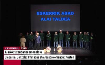 50 urteko ibilbideari, agur beroa eta hunkigarria