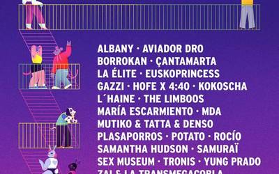 Hirian jaialdiak, BBK Live-n atarikoak, 23 artista eramango ditu Santutxura