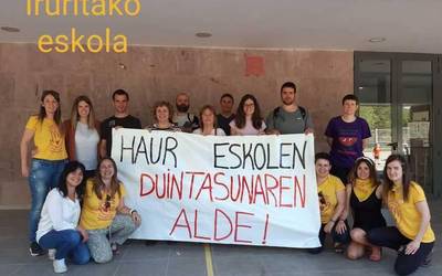 Haur eskolek babes zabala izan dute Baztango ikastetxeetan