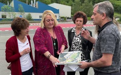 Errotaldeko bidegurutzean biribilgune bat eraikiko du  Aldundiak
