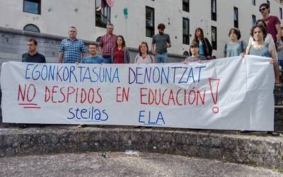 STEILAS eta ELA sindikatuek irakasleen kontsolidazioa bermatzea eskatu diote Hezkuntzari