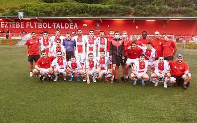 Porrot mingarria jasan du Doneztebe futbol taldeak