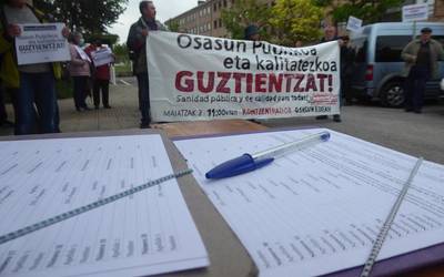 Osasun publikoaren aldeko elkarretaratzea