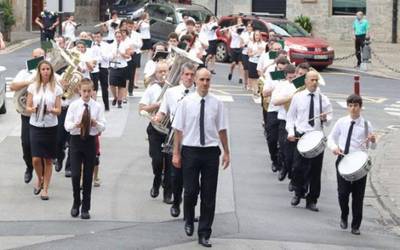 Soraluzen estreinatzeko prestatutako martxa eta guzti dator Bergarako Musika Banda