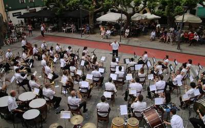 Bergarako Musika Bandaren kontzertua argazkitan