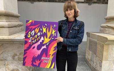 Naiara Errastiren 'Dragoi dantza' kartelak irudikatuko ditu sanjuanak