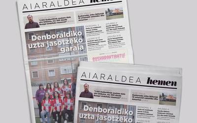Kalean da Aiaraldea Hemen hamabostekariaren zenbaki berria