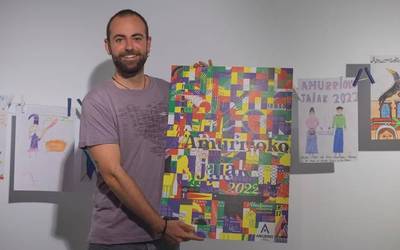 Inhar Minguez Astorikaren kartelak iragarriko ditu Amurrioko Jaiak