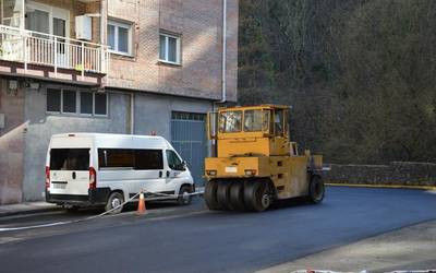 Laudioko Udalak udalerriaren hiri-sareko hainbat gune asfaltatu ditu