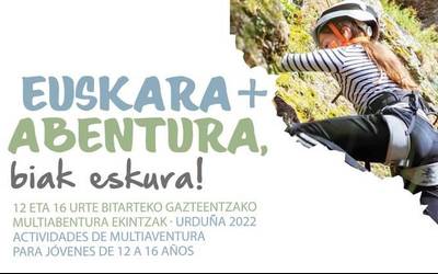 'Euskara + Abentura, biak eskura! multiabentura egitaraua