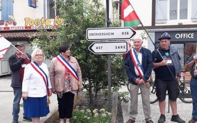 Longeville, Oberhergheim eta Sarako bizilagunen arteko topaketa Longevillen egin dute asteburu honetan