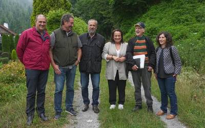Gure Ametsa eta Tellerixa arteko bide berdearen zatia egokitzeko urratsa
