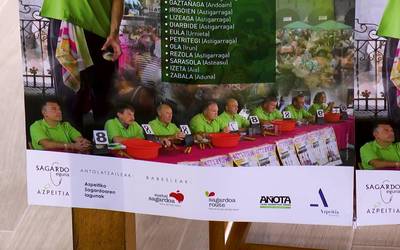 XLII. Sagardo Txapelketaren bueltan egingo da festa nagusia uztailaren 25eko eguerdian
