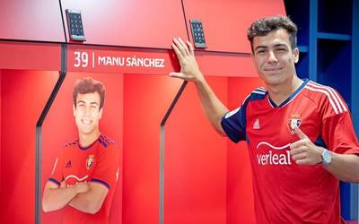 Manu Sanchezen itzulera ofiziala egin du Osasunak