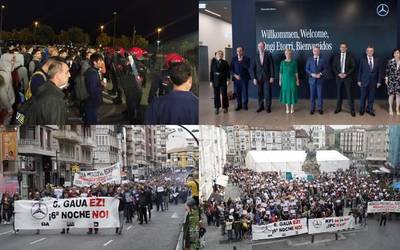Mercedeseko langileen babes masiboa hiru eguneko grebari, ekoizpena geldituta