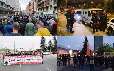 Arabako metalak eta Mercedesek bat eginik jo dute gaur grebara, jarraipen zabalarekin