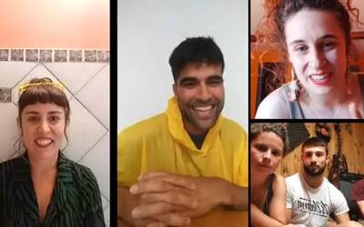 GEUre elkarrizketak: Ane Gebara, Aitor Vinagret eta Trikoma banda